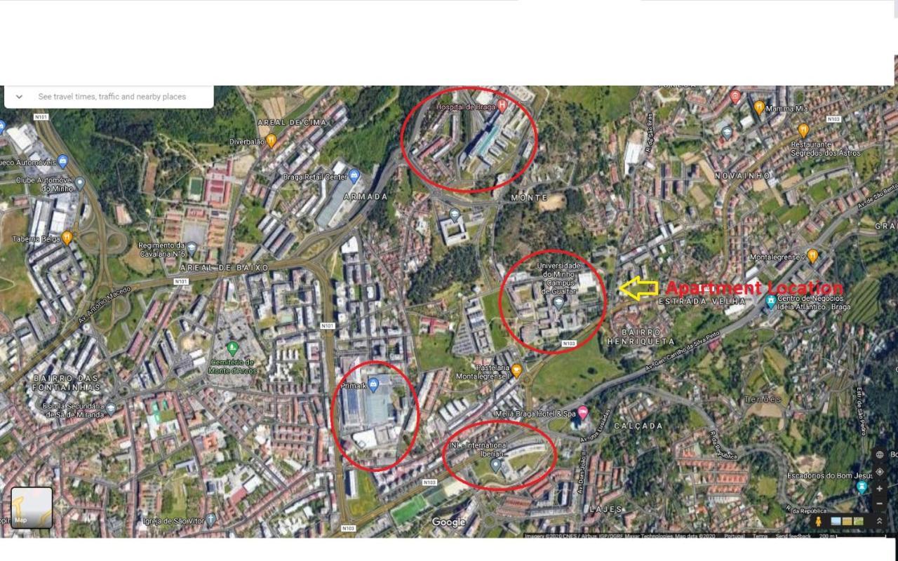 University Of Minho- Inl Campus Gualtar Apartment Braga Zewnętrze zdjęcie